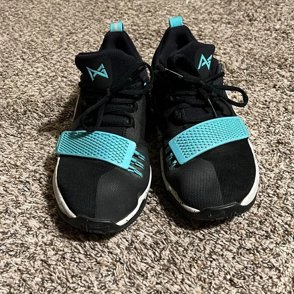 COPY - Nike PG 1 Women’s Size 8 Running Black/Blue Basketball Shoes - Picture 5 of 11
